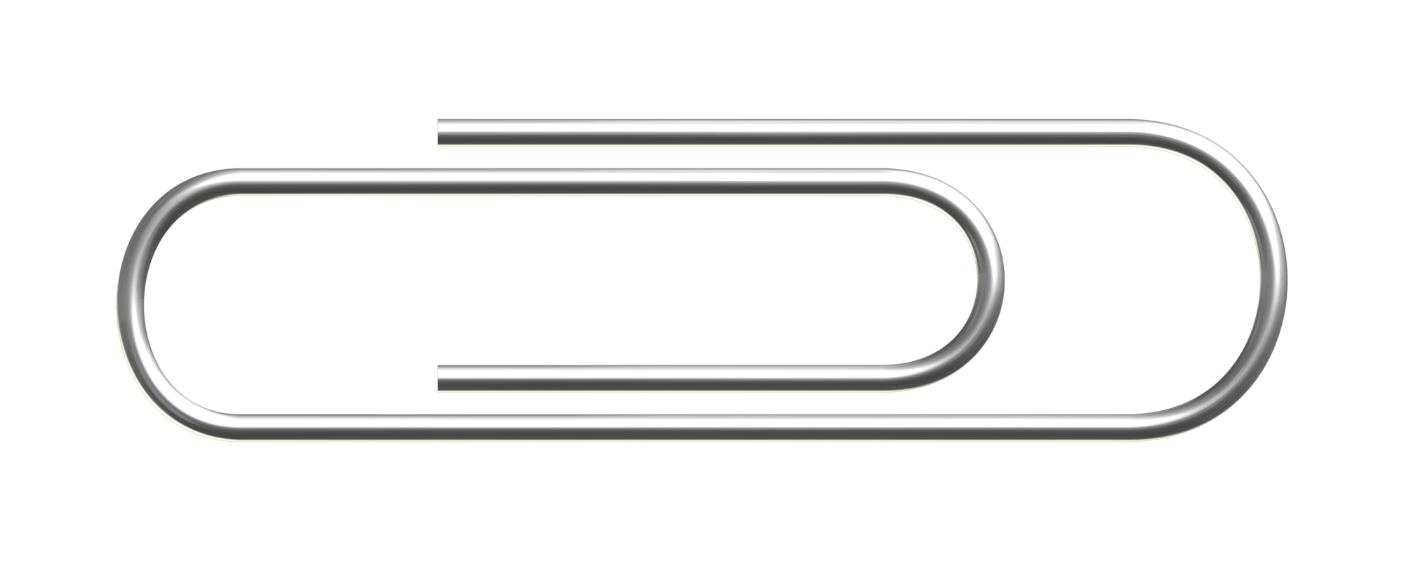 Paper clip PNG transparent image download, size 2000x800px