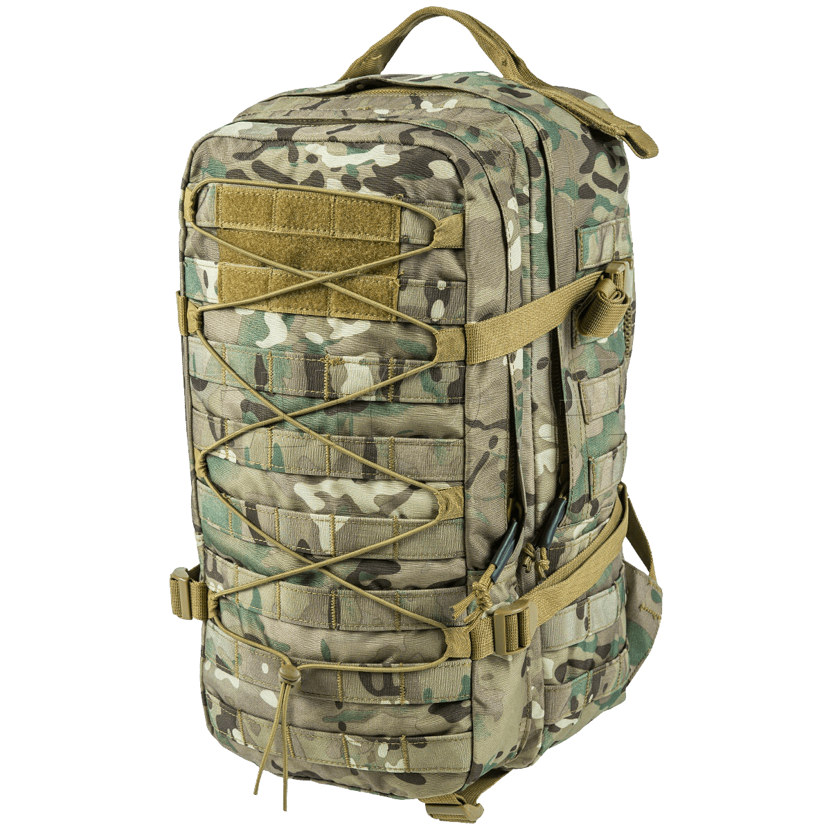 Military backpack PNG image