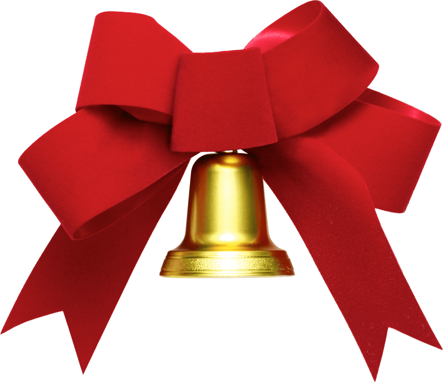 Bow and bell PNG image transparent image download, size 1413x1217px