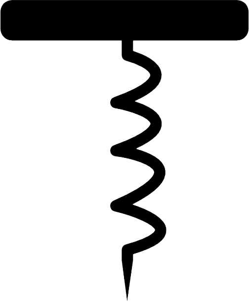 Corkscrew PNG transparent image download, size 504x610px