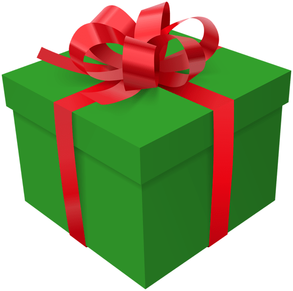 Gift box PNG transparent image download, size 600x597px