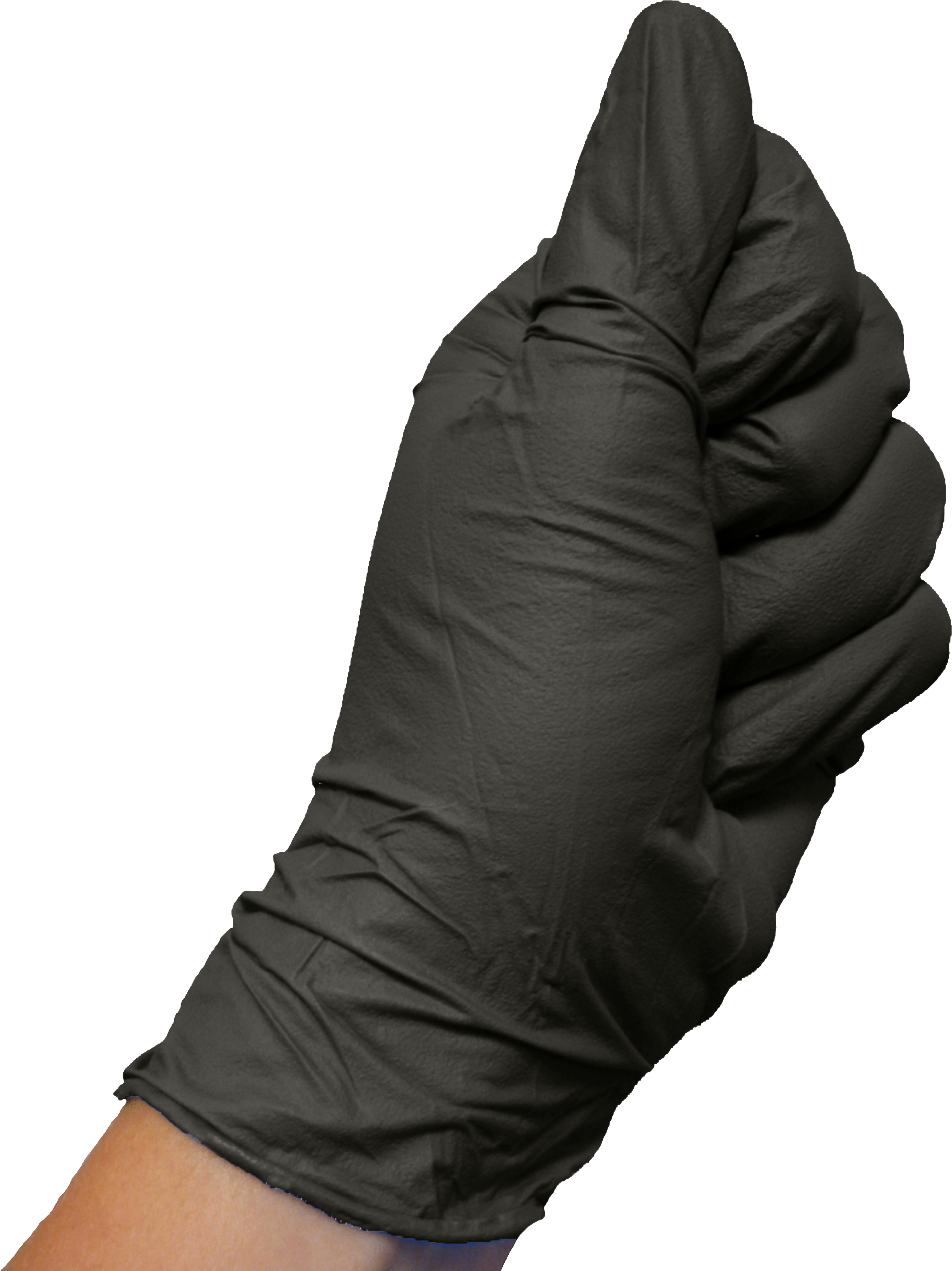 Glove on hand PNG image