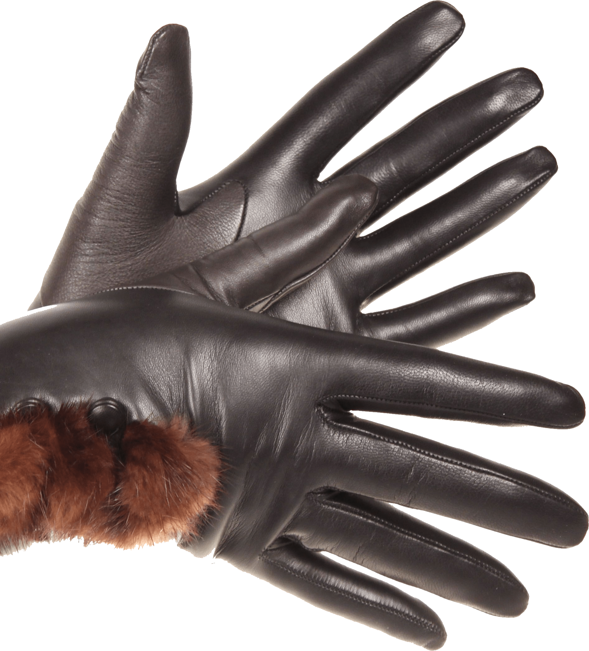 Leather gloves PNG image