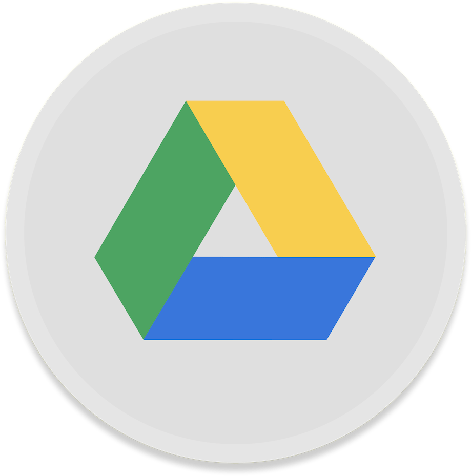 Google Drive logo PNG transparent image download, size 919x929px