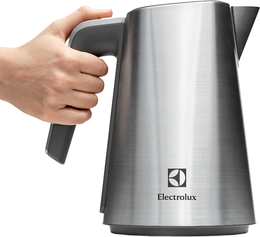 Kettle in hand PNG image