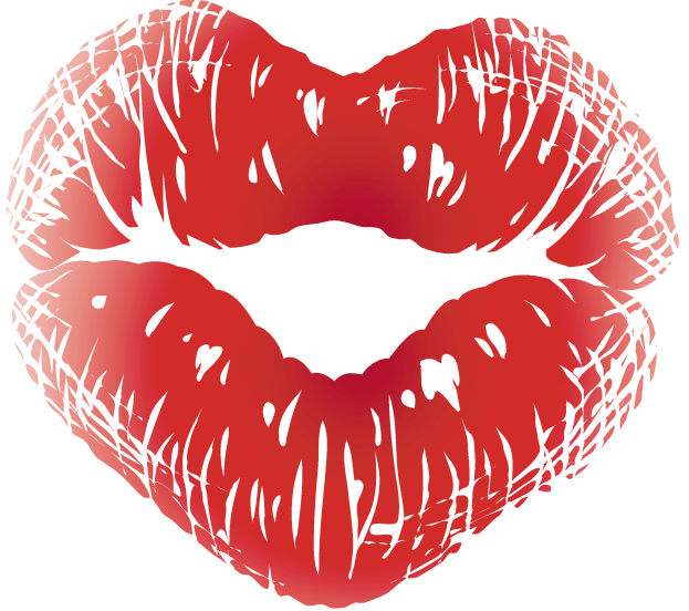 Lips kiss PNG image