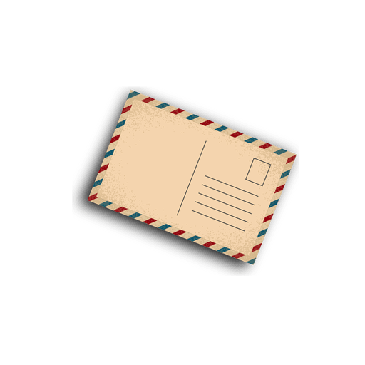 Postcard PNG transparent image download, size 512x512px