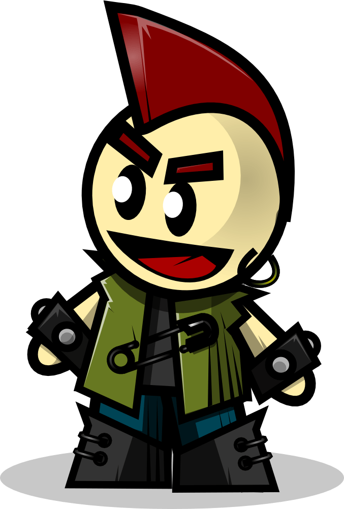 Punk rock PNG