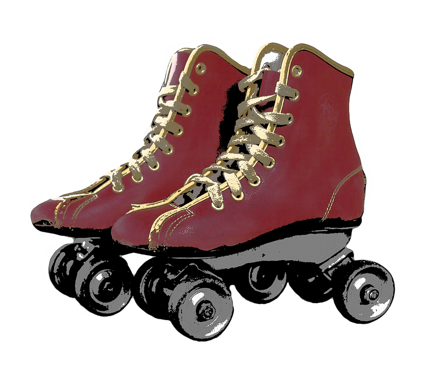 Roller skates PNG transparent image download, size 854x720px