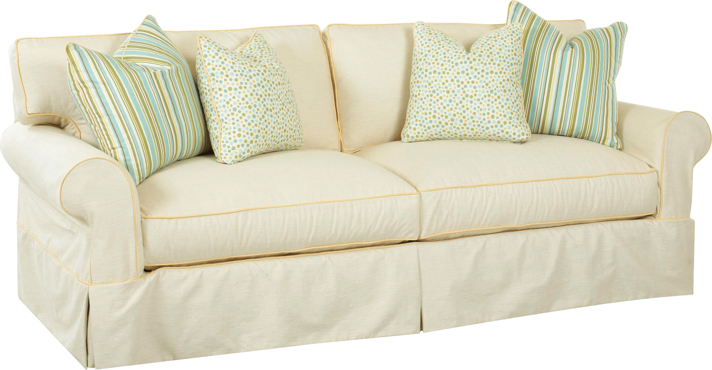 White sofa PNG image