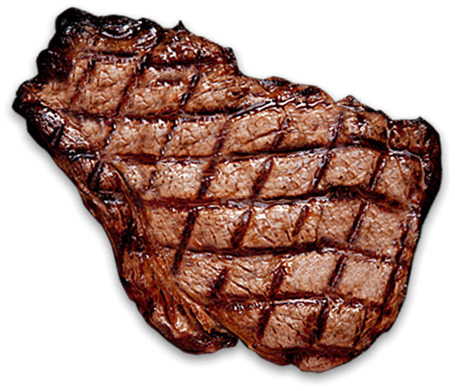 Steak meat PNG transparent image download, size 647x557px