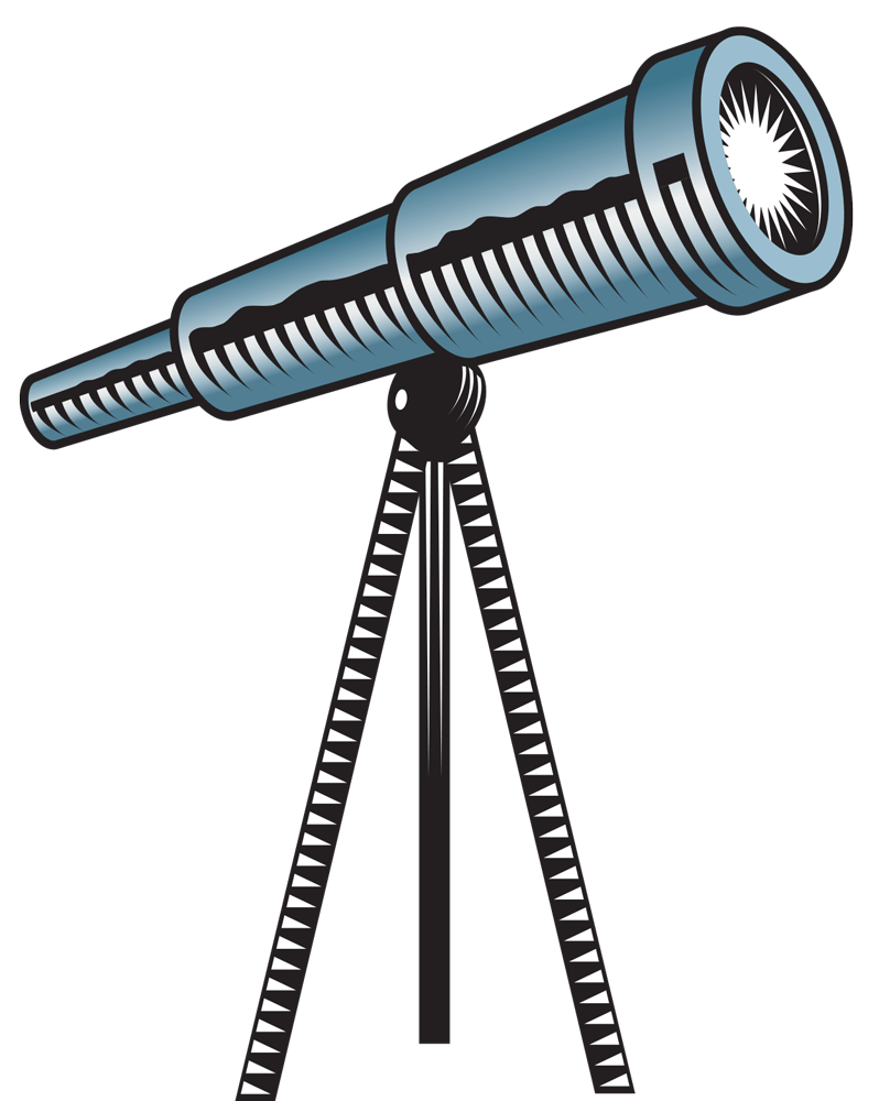 Telescope PNG transparent image download, size 798x1000px