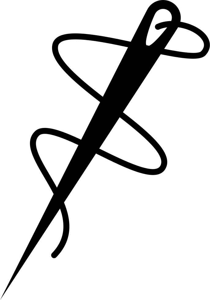 Thread and needle PNG transparent image download, size 686x980px