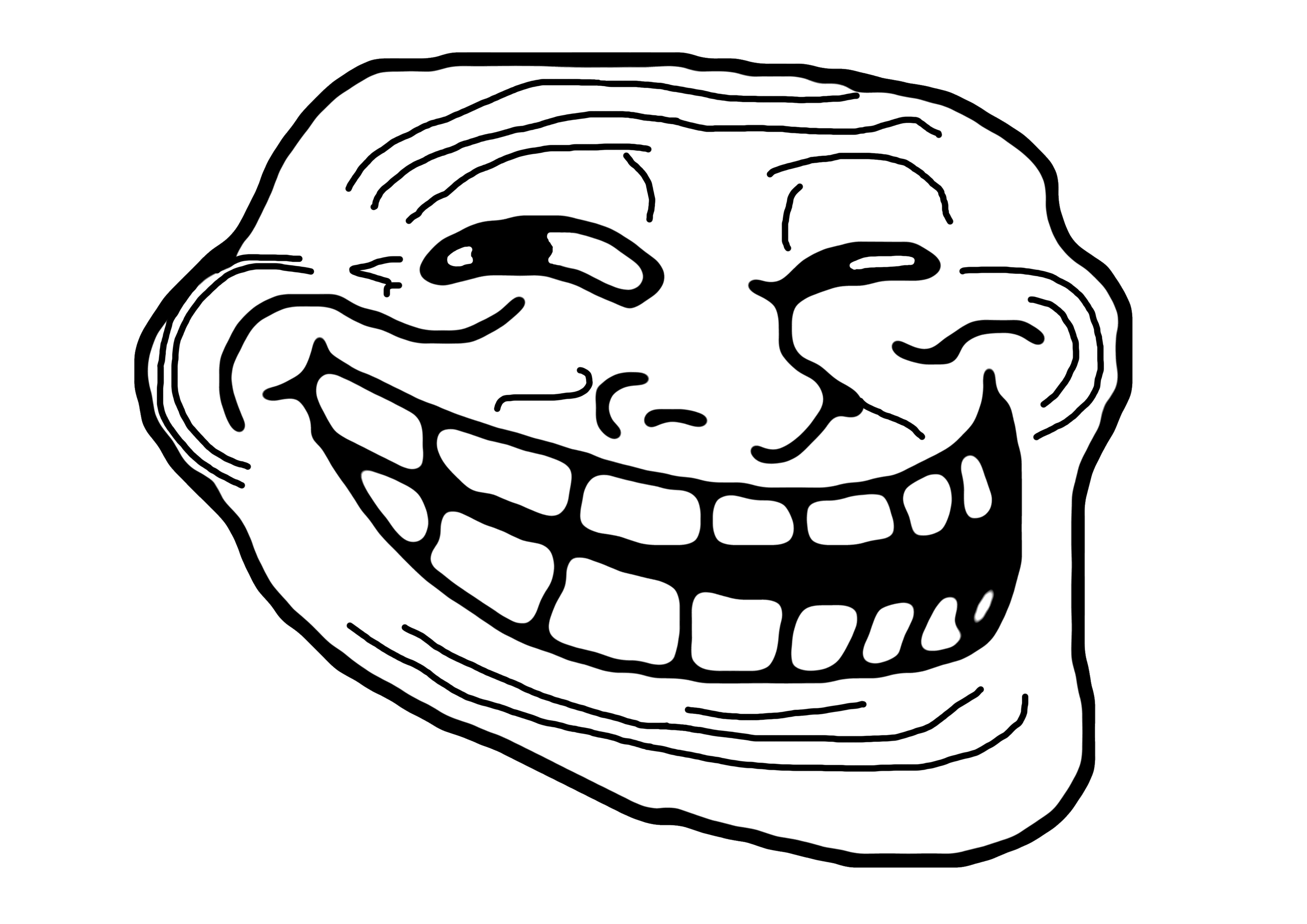 Trollface PNG images free download
