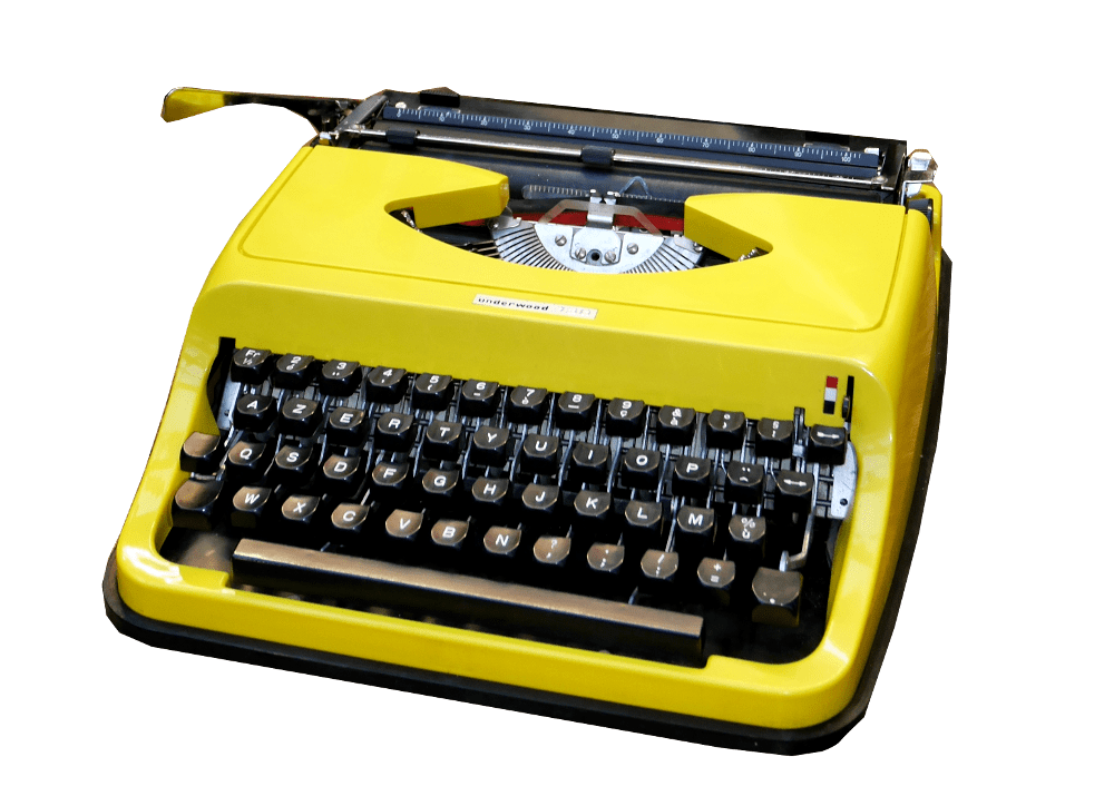 Typewriter PNG transparent image download, size 1000x724px
