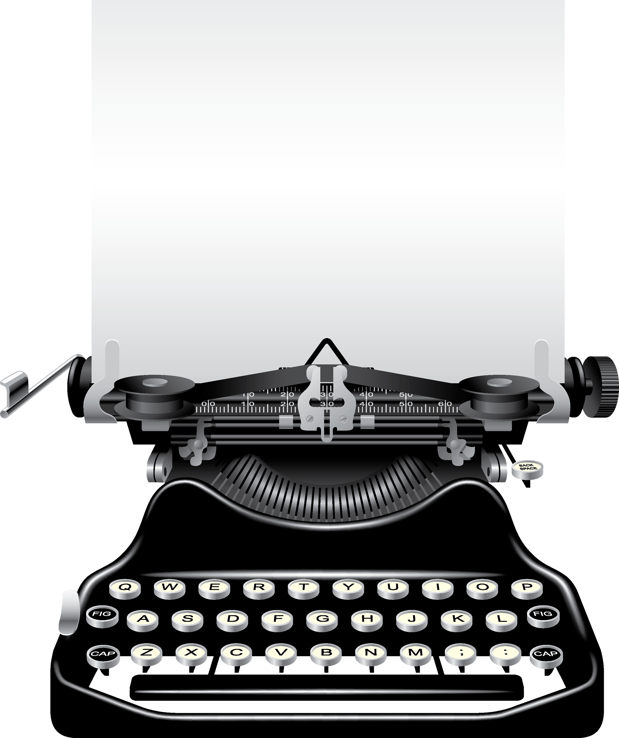 Typewriter PNG transparent image download, size 2100x2500px