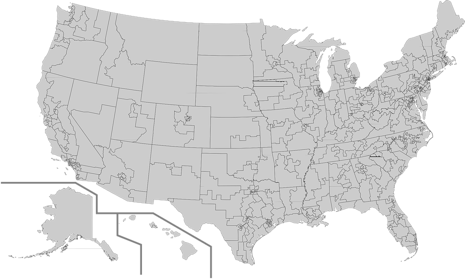 USA map PNG transparent image download, size 960x575px