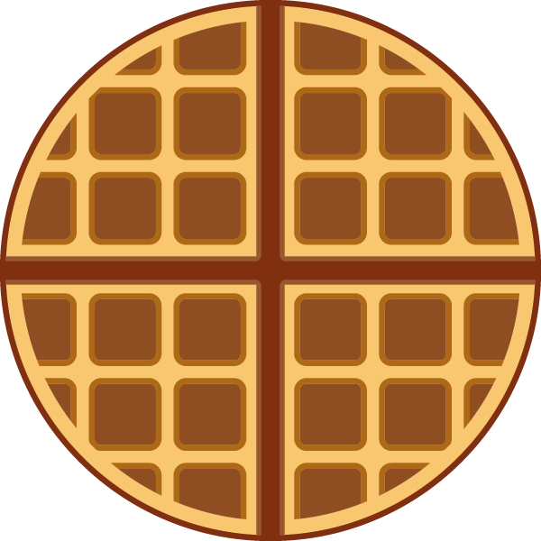Waffle PNG transparent image download, size 600x600px