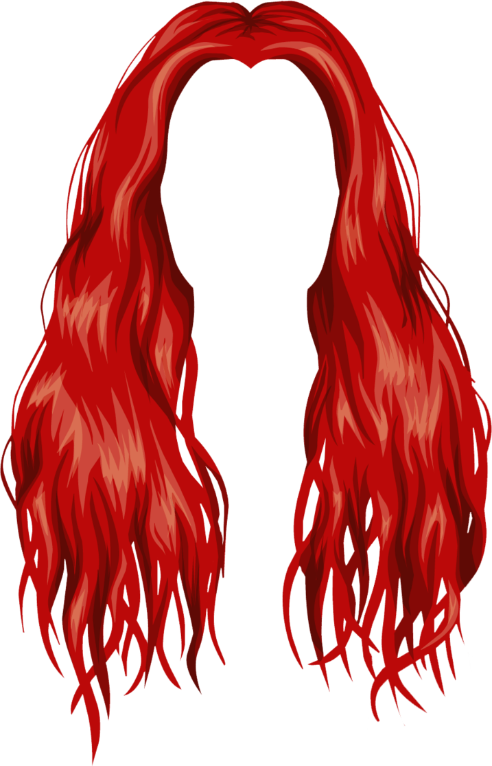 Hair wig PNG transparent image download, size 717x1115px