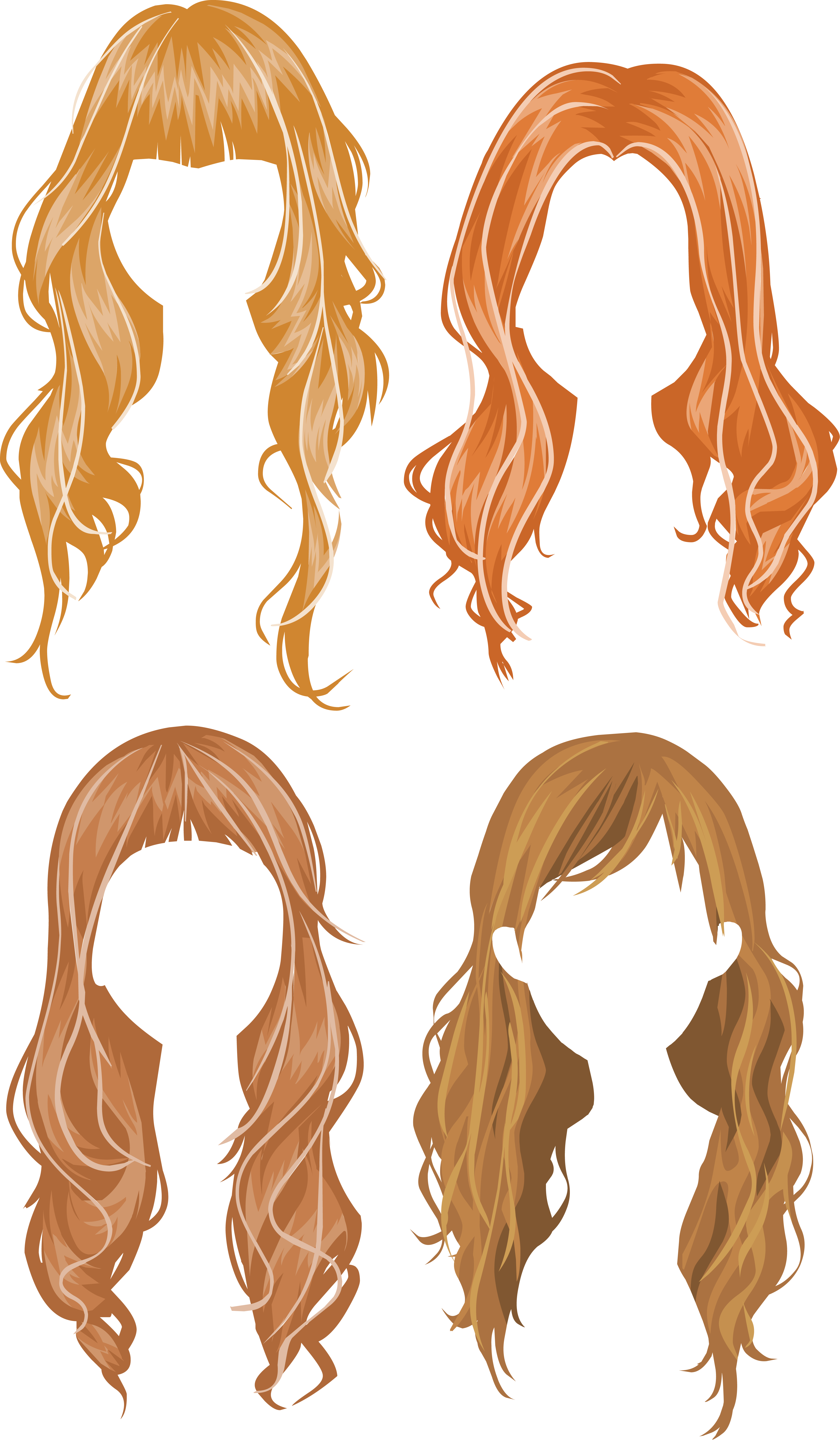 Hair wig PNG