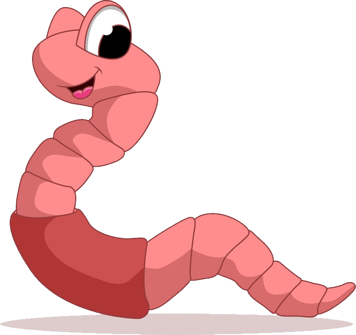 Dibujo De Lombrices Animacion Dibujos Animados Animal Gusano Png