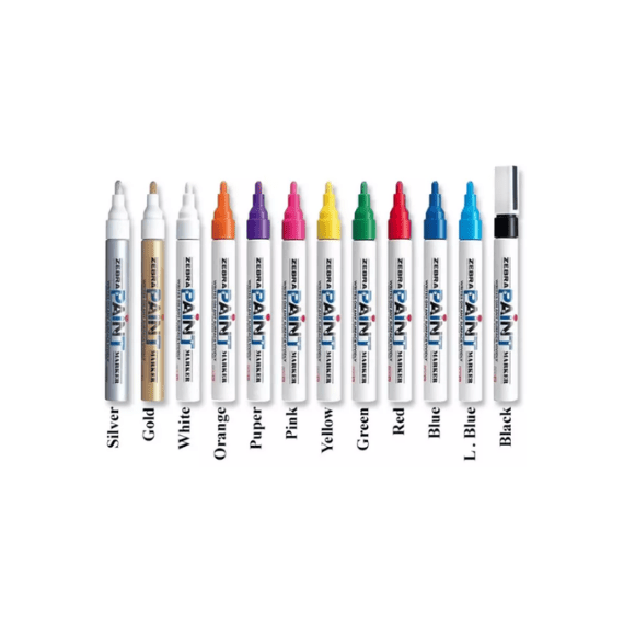 Zebra Paint Marker (10’s/box) Perniagaan Wee Sing