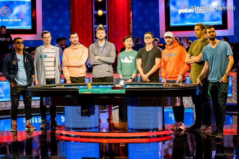The Stage is Set for the 2019 WSOP Main Event Final Table 2019 World