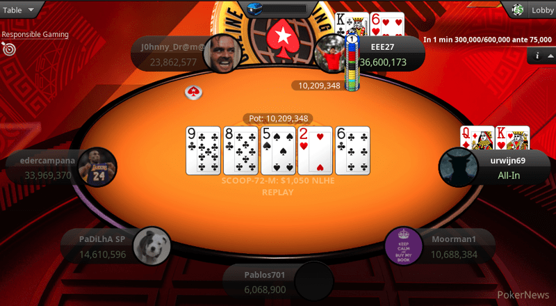 "urwijn69" Eliminated in 7th Place (26,269) PokerStars SCOOP 2021 PokerNews