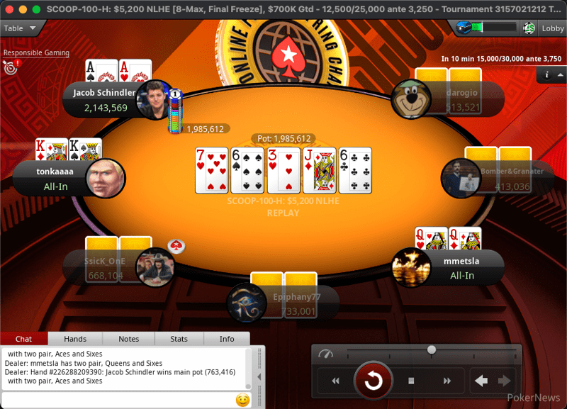 Talbot Eliminated on the Bubble PokerStars SCOOP 2021 PokerNews