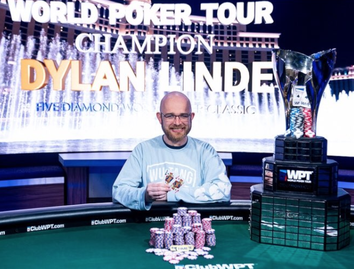 Dylan Linde Wins WPT Five Diamond World Poker Classic for 1,631,468