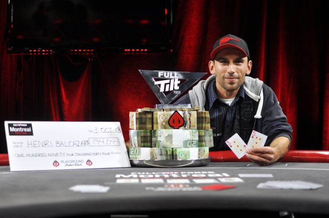 Henri Balcazar Wins the Full Tilt Poker Montreal Main Event PokerNews