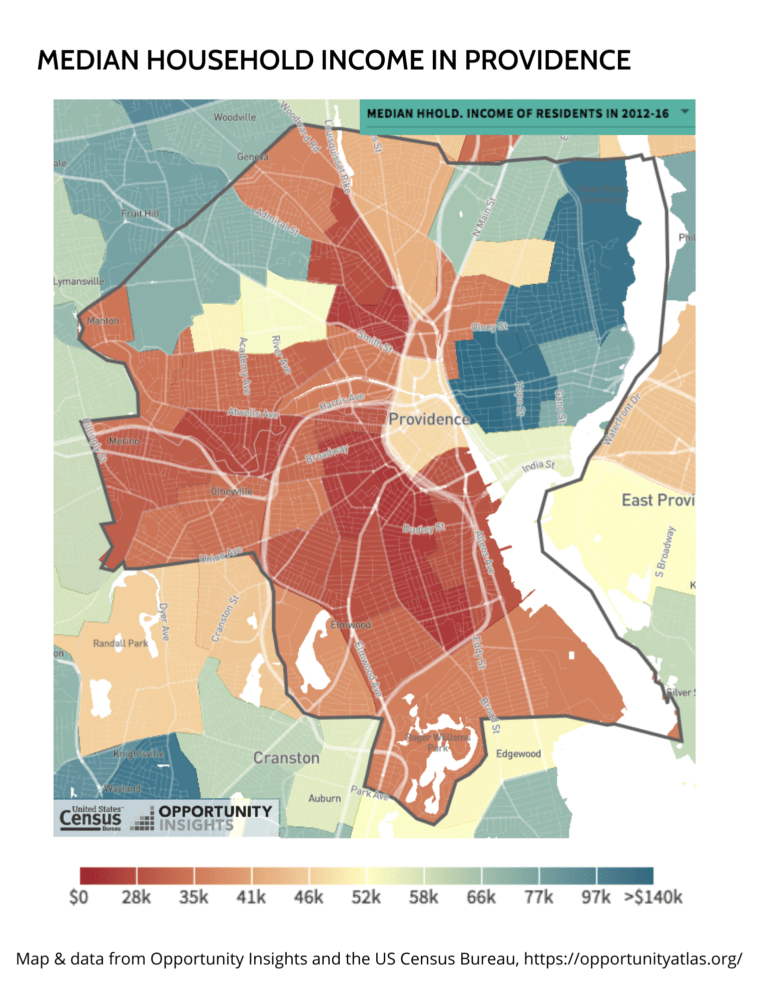 PVD Median Map Providence Neighborhood Planting Program