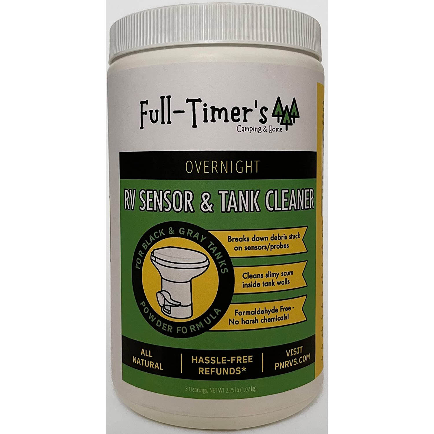 FullTimer’s Deep Soaking Power Cleaner for RV black & gray tanks