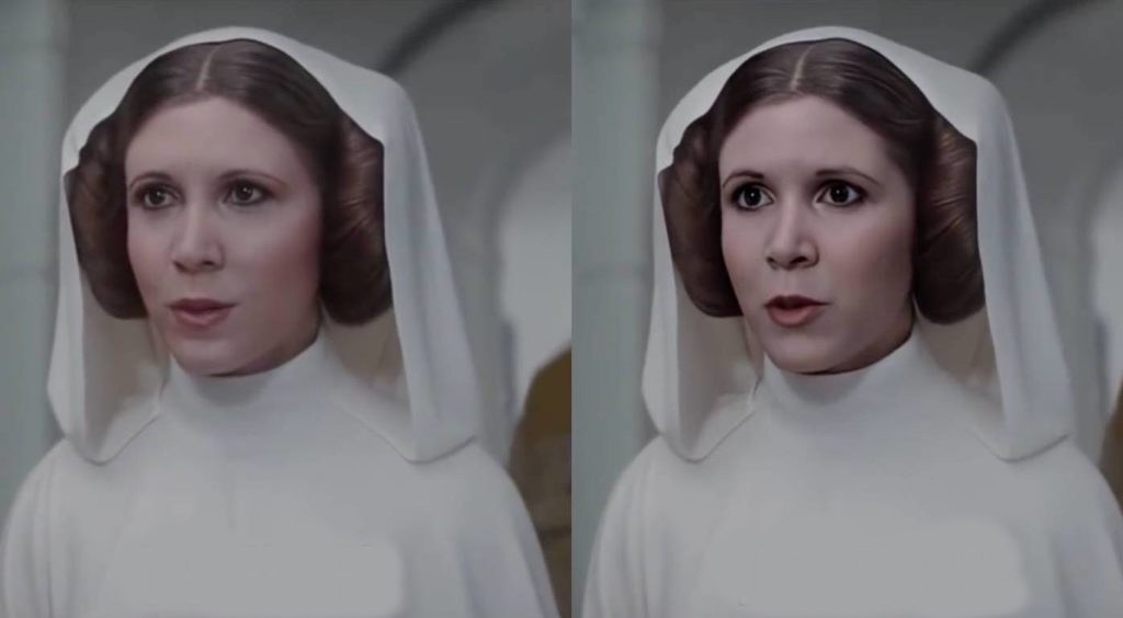 Fan brengt Princess Leia beter tot leven dan dure HollywoodCGI (video