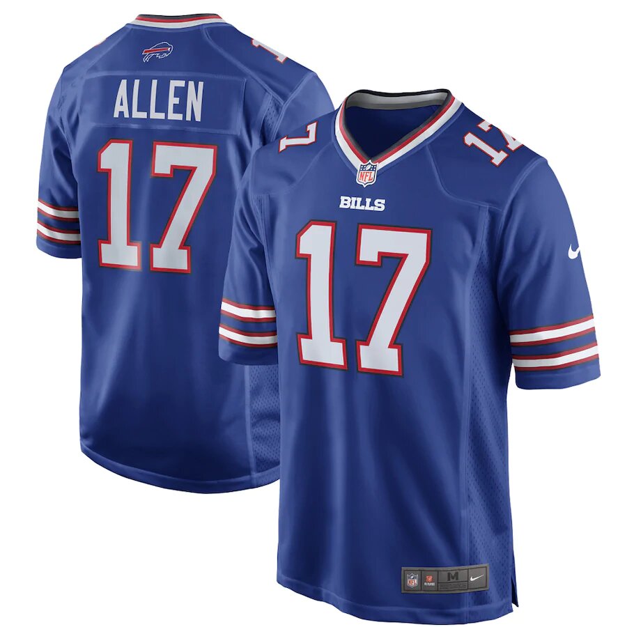 NFL ビルズ アレン 17 ユニフォーム XL 2020 Nike Josh Allen Buffalo Bills #17 Game Jersey - Royal Blue - %