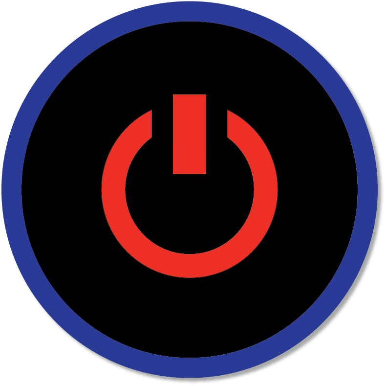 2″ Power Button – PNW Stickr