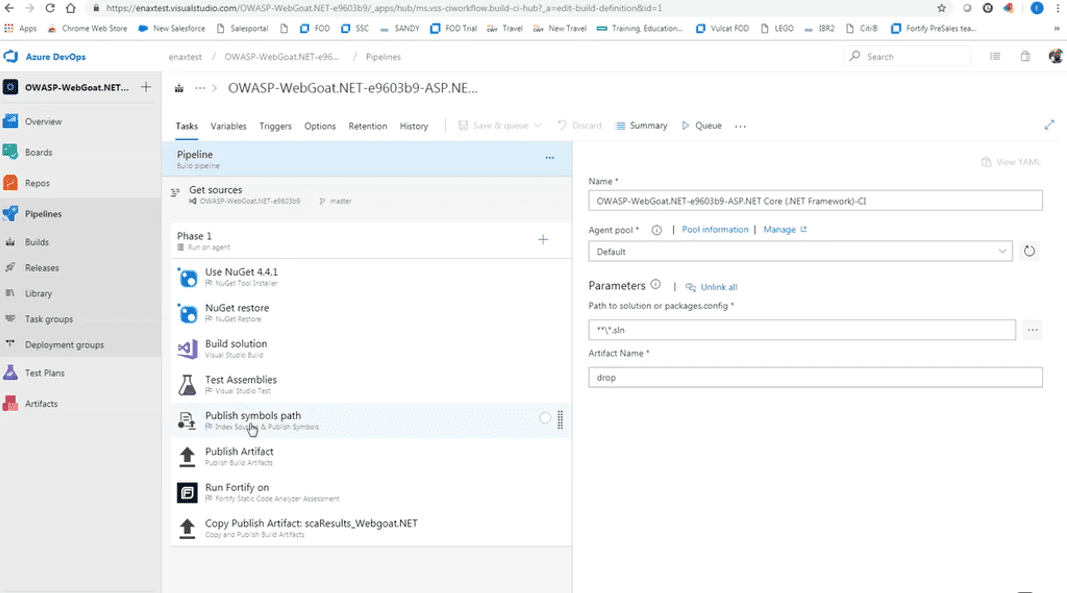 Fortify Integrations Azure DevOps Micro Focus