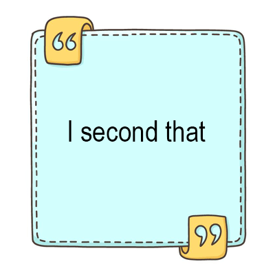 I agree synonyms in English + video - POC English