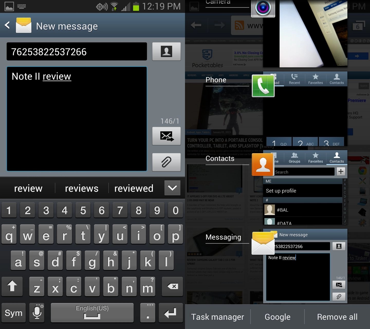 Review Samsung Galaxy Note II Pocketables