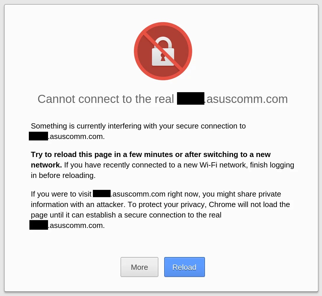 How to override Chrome's new SSL error, "Cannot connect to the real
