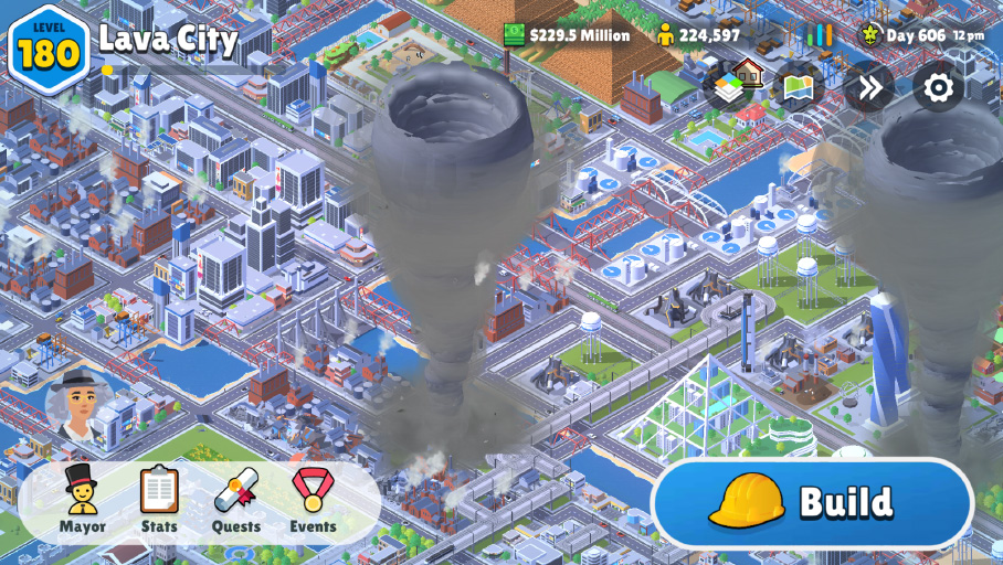 Pocket City 2 Build and explore your city! Available for iOS and Android.