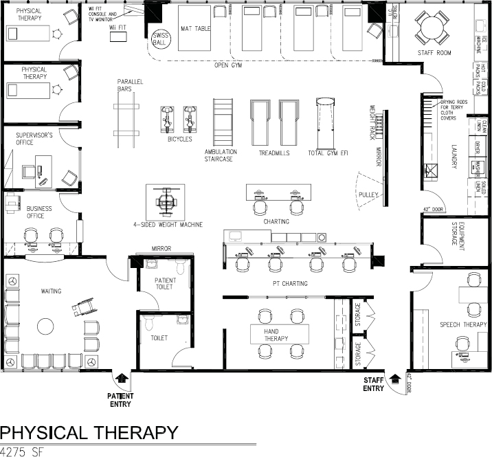 Physical Therapy Floor Plan floorplans.click