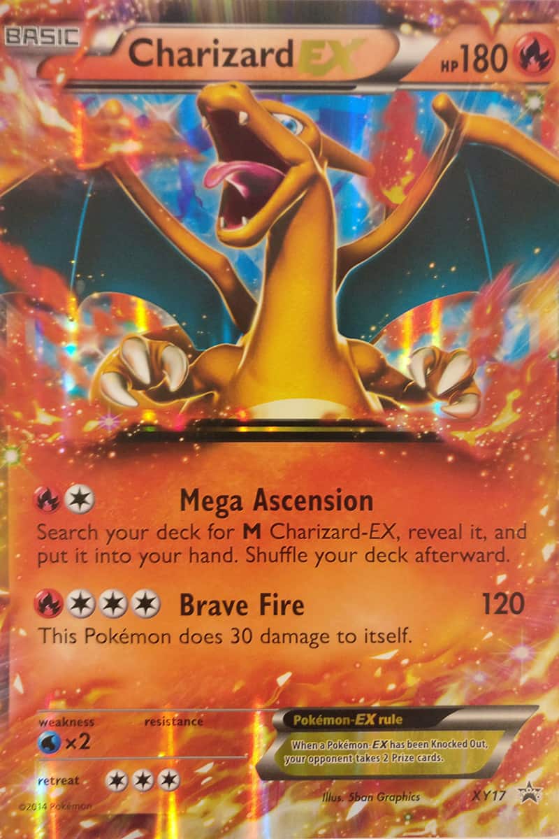Charizard EX XY17 stor Pocket Monster