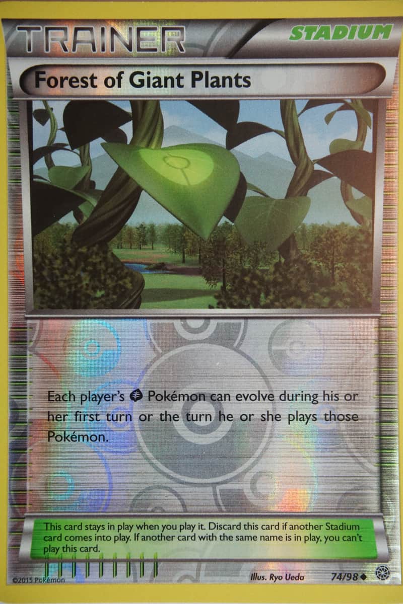 Forest of Giant Plants 74/98 Reverse Holo Pocket Monster