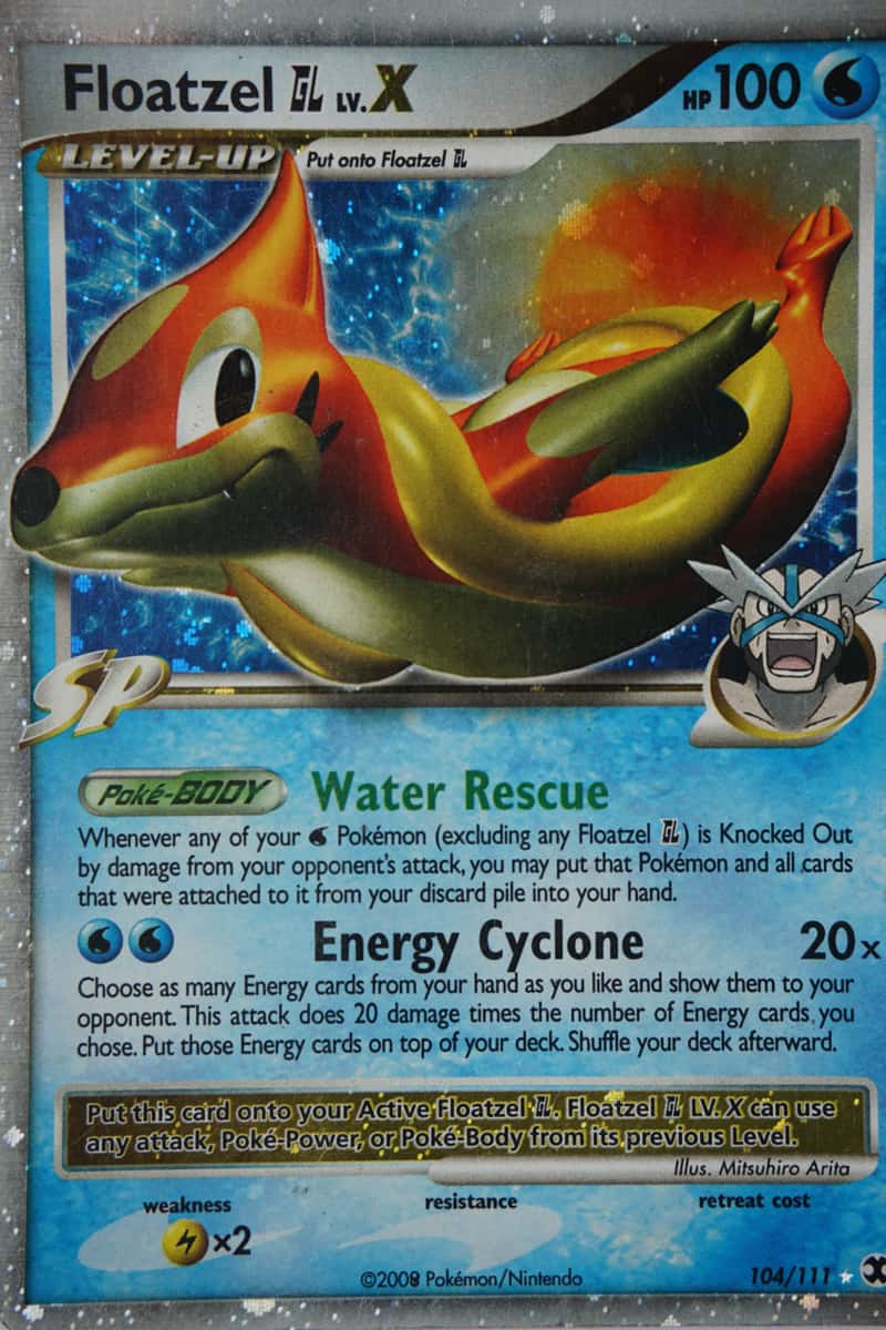 Floatzel GL LV.X 104/111 Pocket Monster