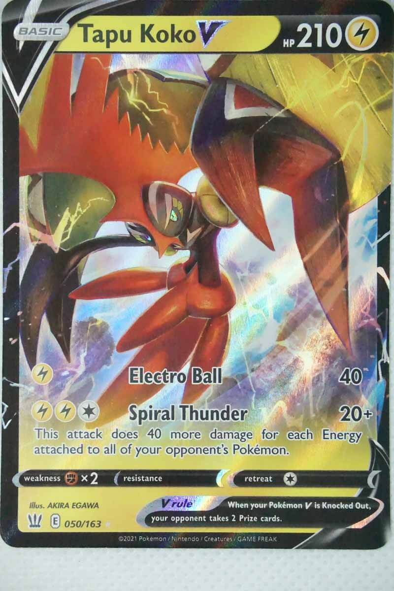 Tapu Koko V 050/163 Pocket Monster