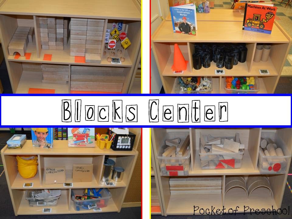 Blocks Center Building Builders Pocket of Preschool