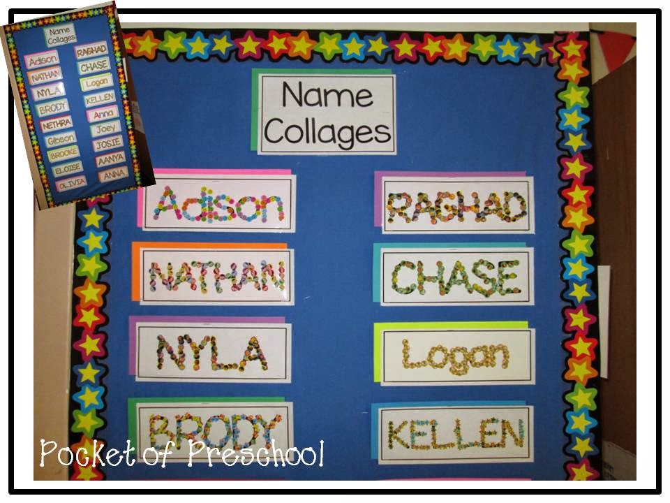 Name Cards Learn your Name Pocket of Preschool
