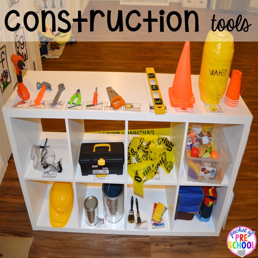 Construction Site Dramatic Play *Pocket of Preschool