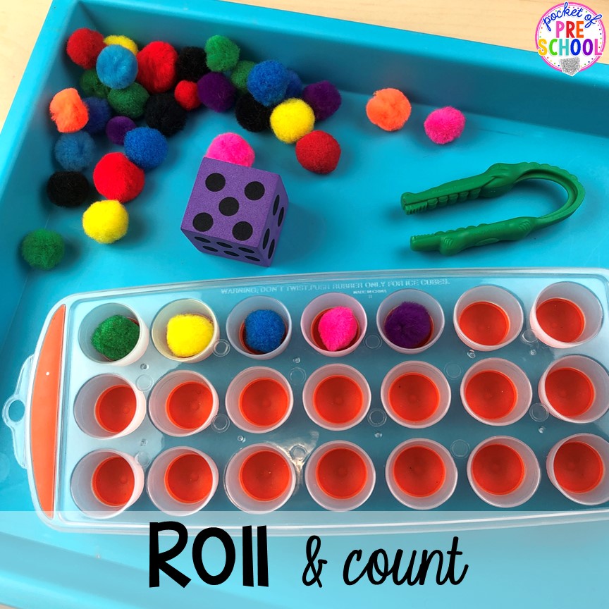 Tray Activities (Math, Literacy, & Fine Motor) Pocket of Preschool